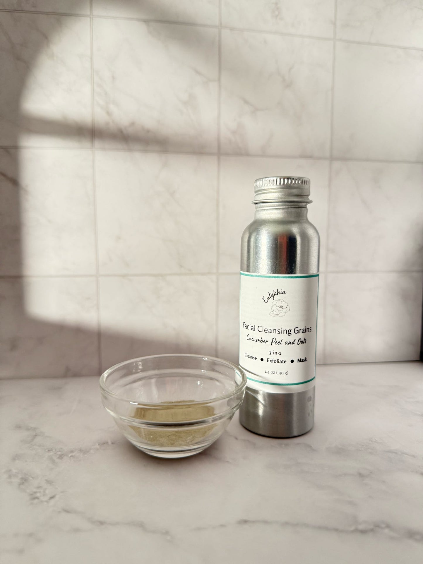 Facial Cleaning Grains: Cucumber & Oat